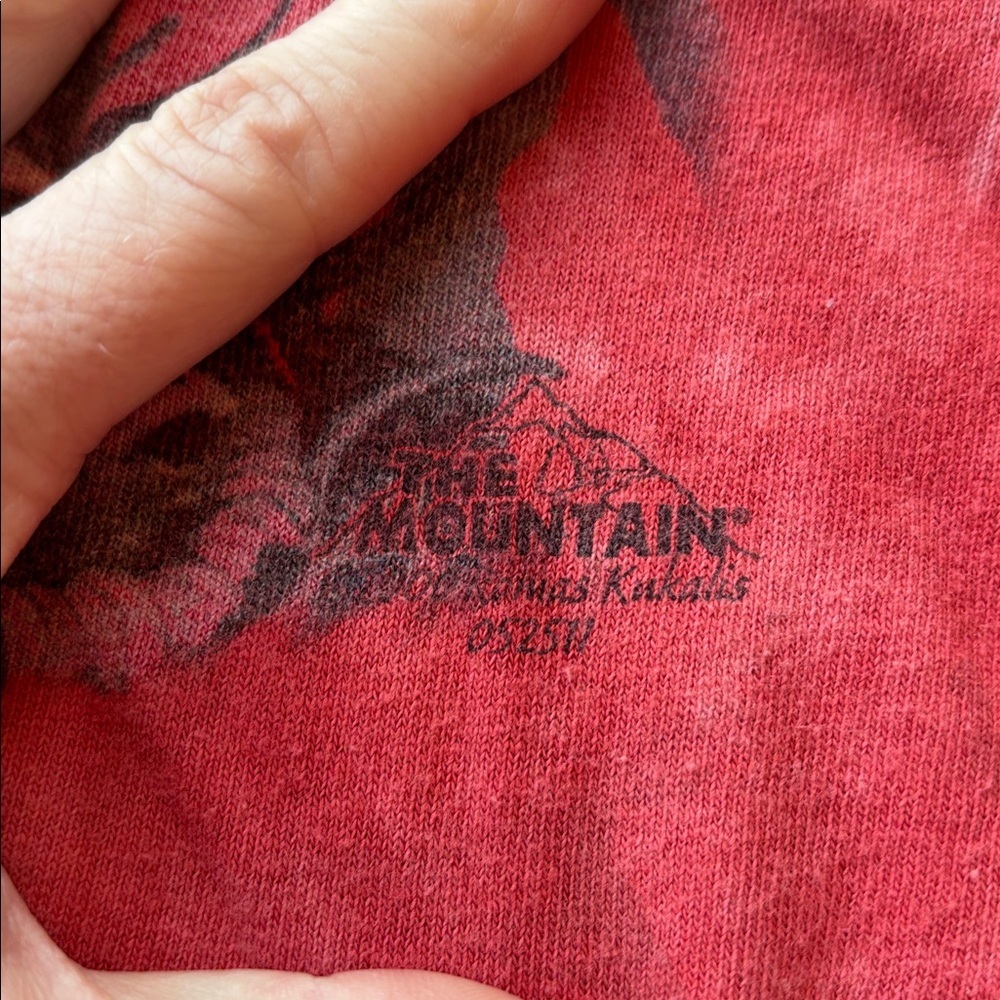 Vtg The Mountain Graphic Tee Dragon Y2K Size Small - Picture 3 of 4